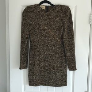 Vintage Valentino leopard dress